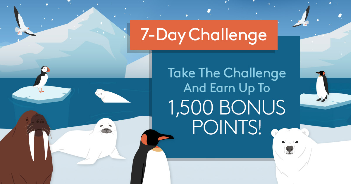 Welcome 2022 with up to 1,500 Bonus Points!