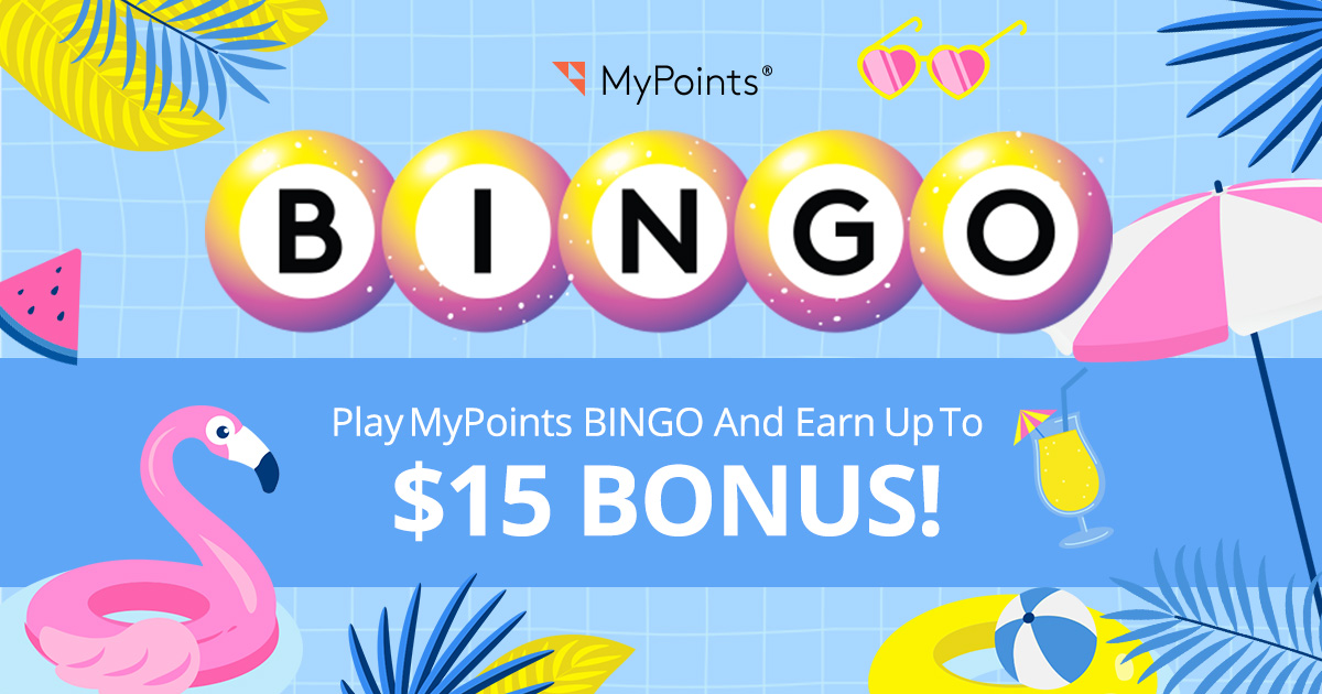It’s Time to Earn up to $15 with MyPoints BINGO!